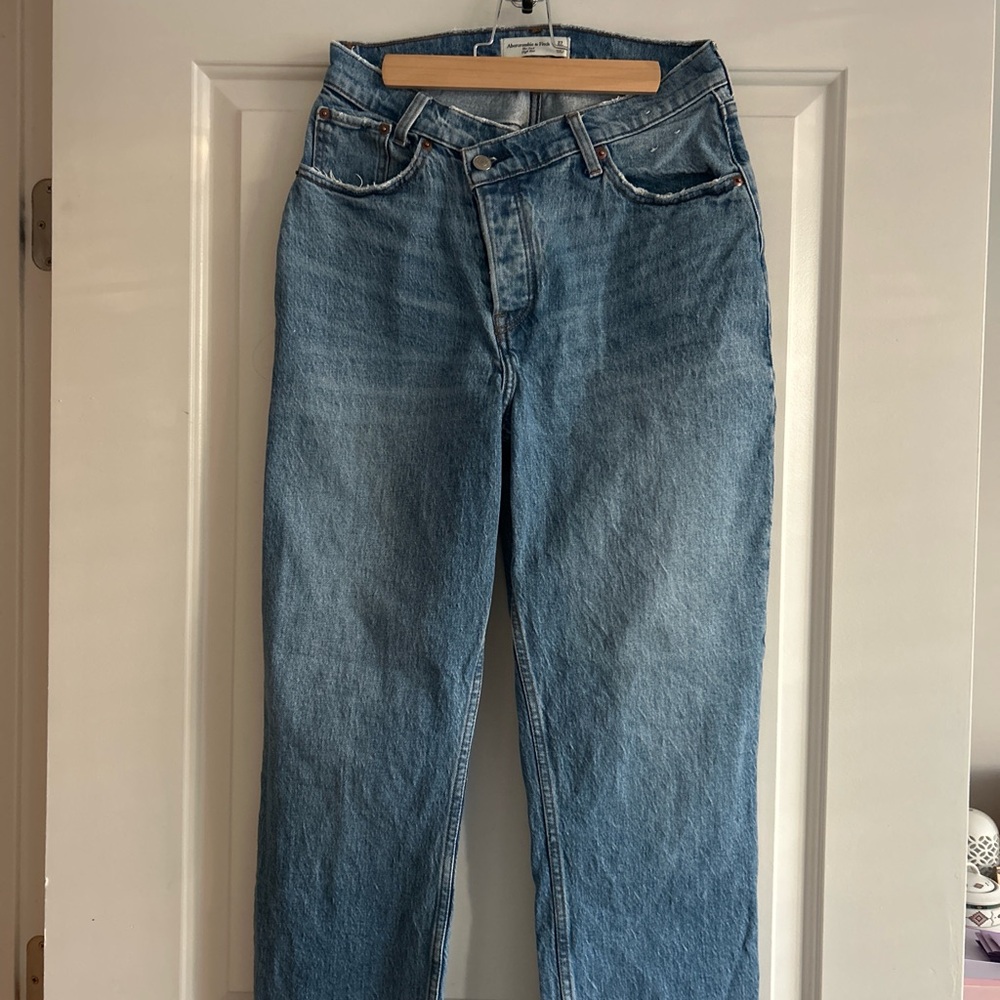 Abercrombie & Fitch Dad Rise CURVE LOVE Jeans